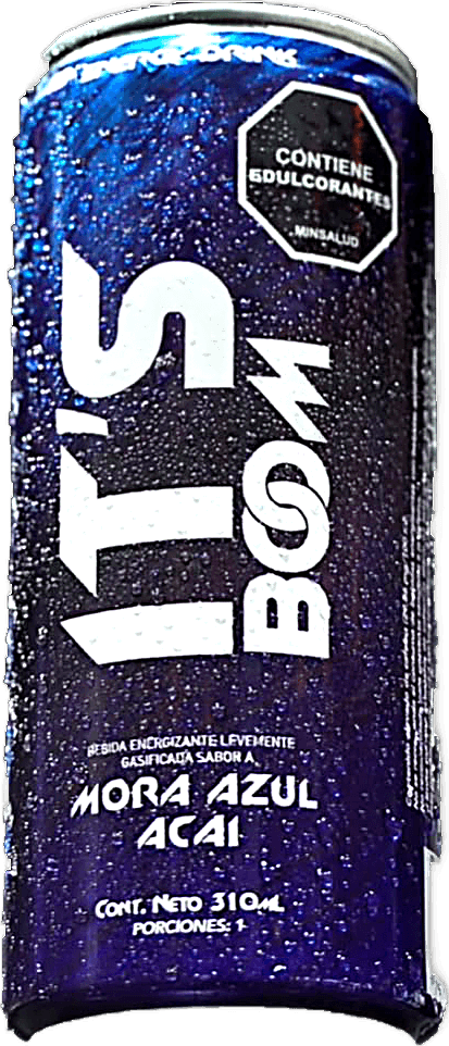 Lata IT'S BOOM sabor Mora Azul Açaí