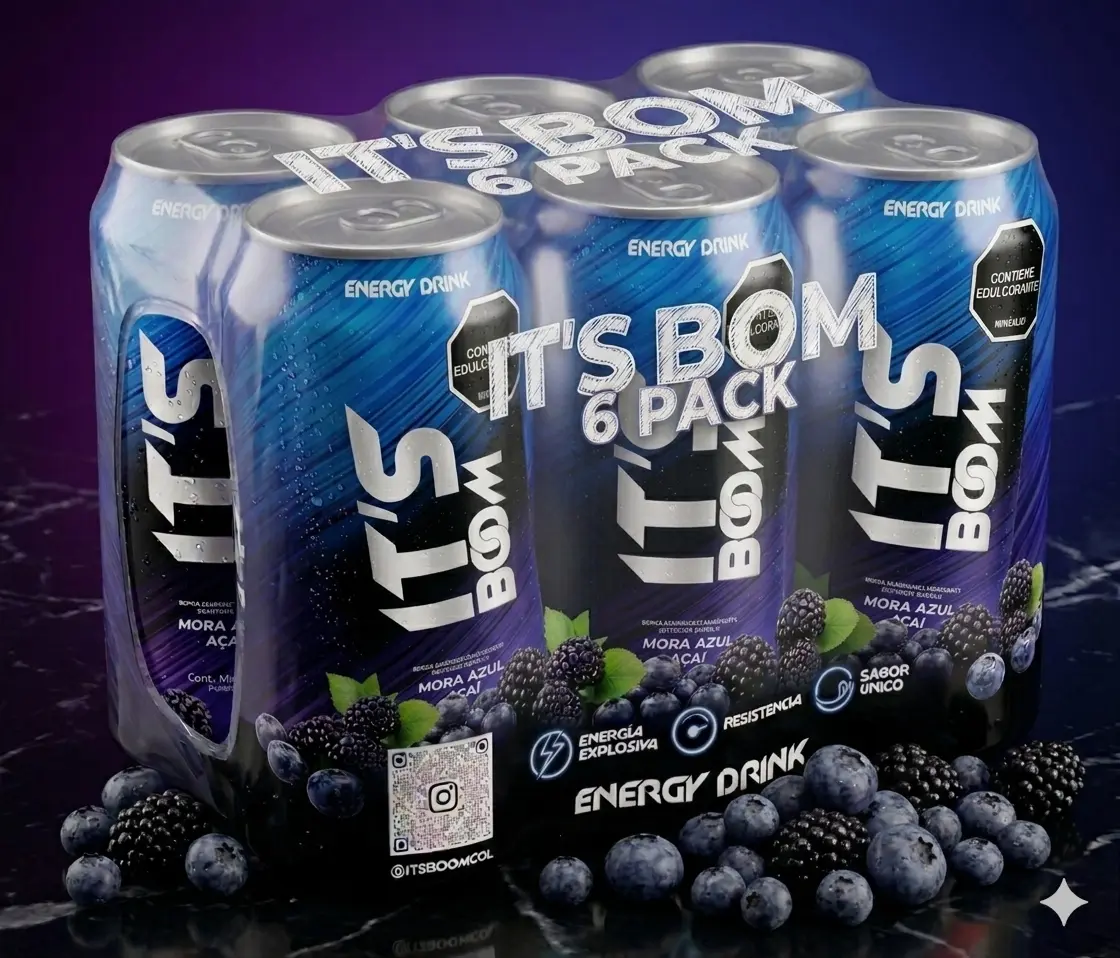 Six pack IT'S BOOM Mora Azul Açaí