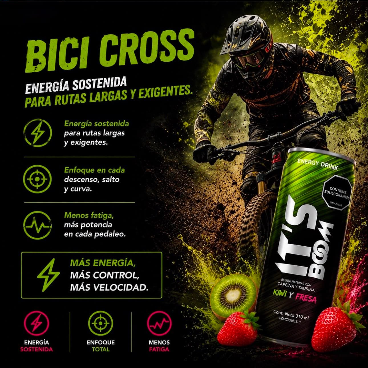IT'S BOOM para bici cross